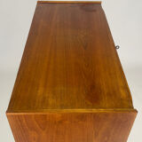 Scandinavian teak chest of drawers from the 1960s.