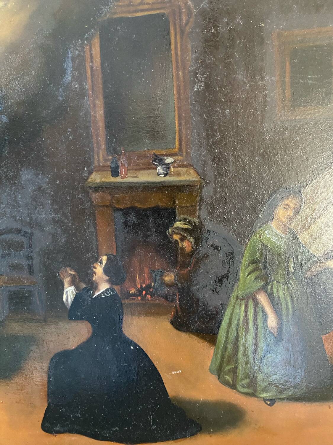 Ex-voto on wood, 20th century