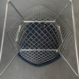 Fauteuil Diamond 421 Chrome Harry Bertoia pour Knoll International, 1970-80
