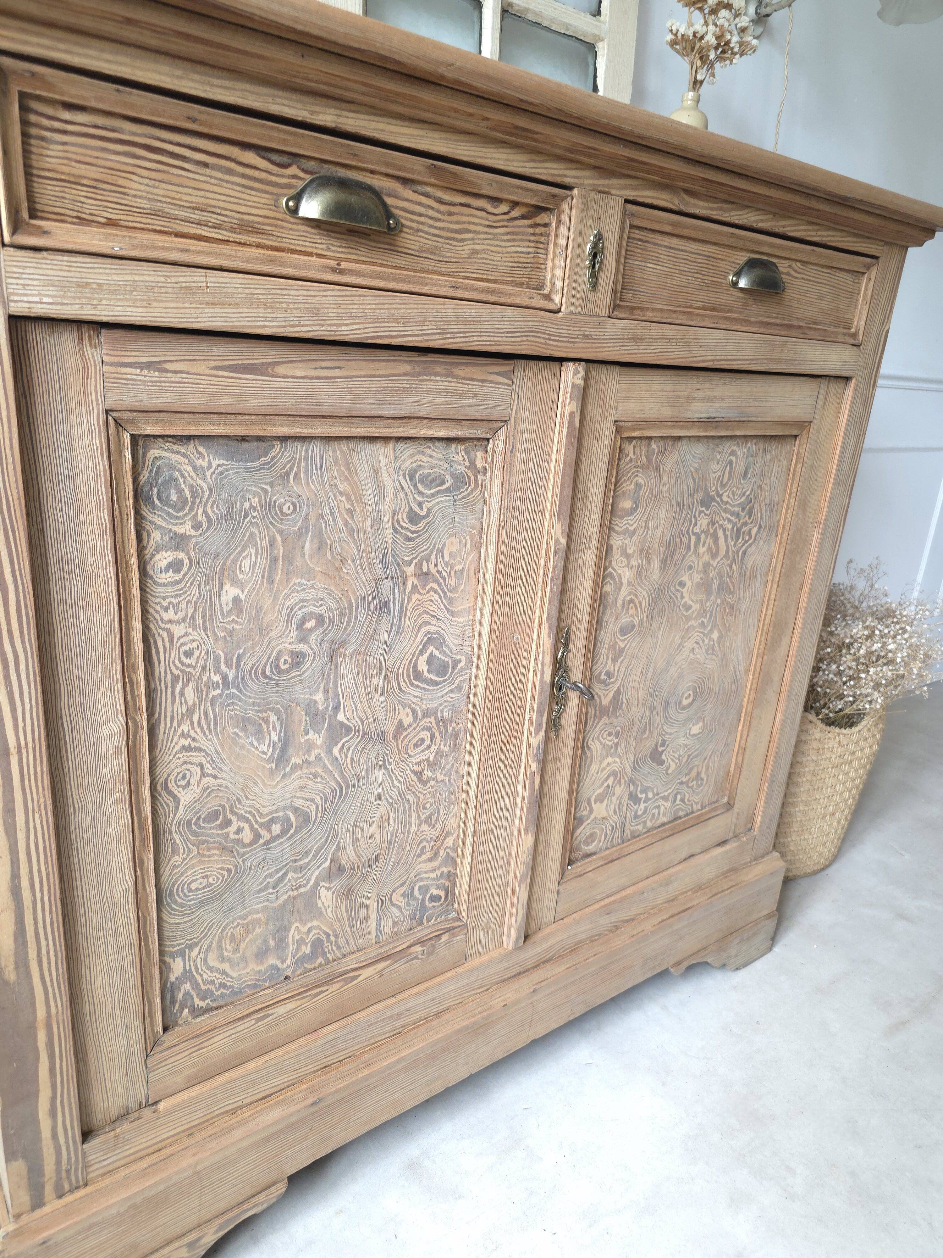 Antique wooden sideboard