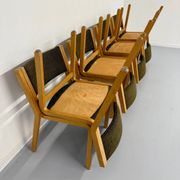 Set of 8 Thygesen and Sorensen / Magnus Olesen designer chairs from the 70s