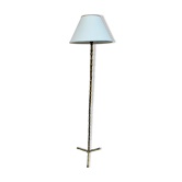 Lampadaire en bronze style bambou 1950