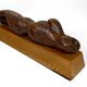 Important Sculpture of a Woman's Body, Cedar and Oak, Brutalism, 1970