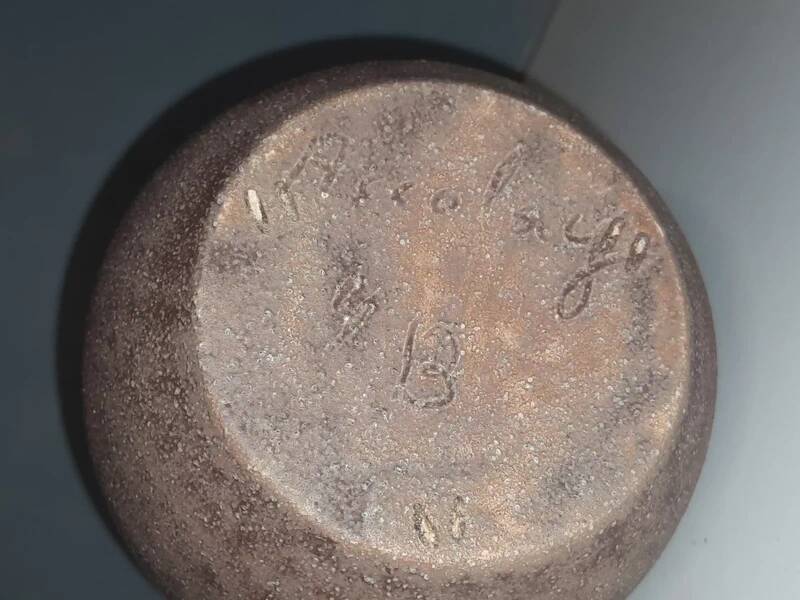 Pitcher signed ACCOLAY - Jug Carafe Vase in ceramic by Accolay