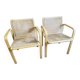 Chaises vintage cannage Olivo Pietro