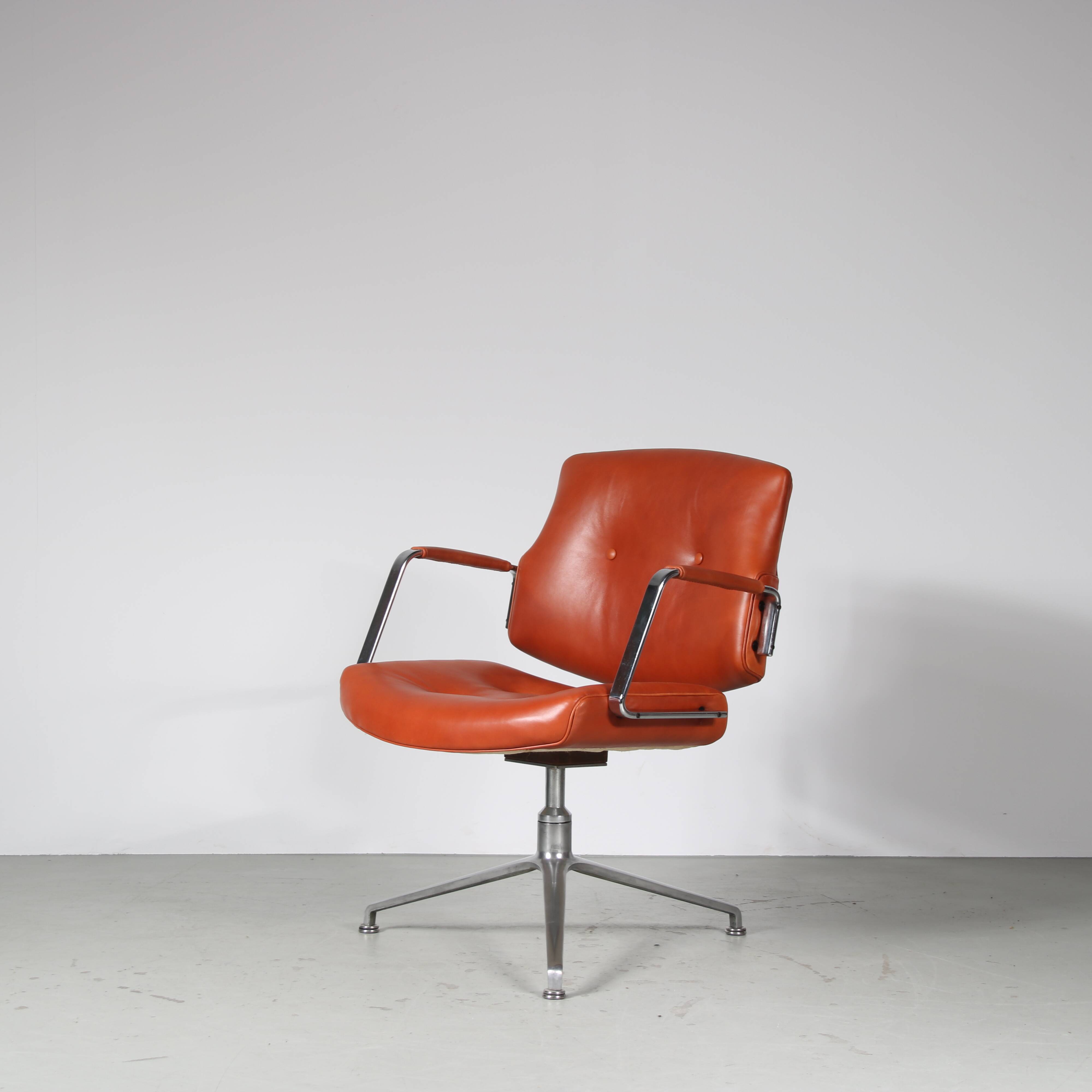 Chair by Preben Fabricius & Jorgen Kastholm for Kill International, Denmark 1970
