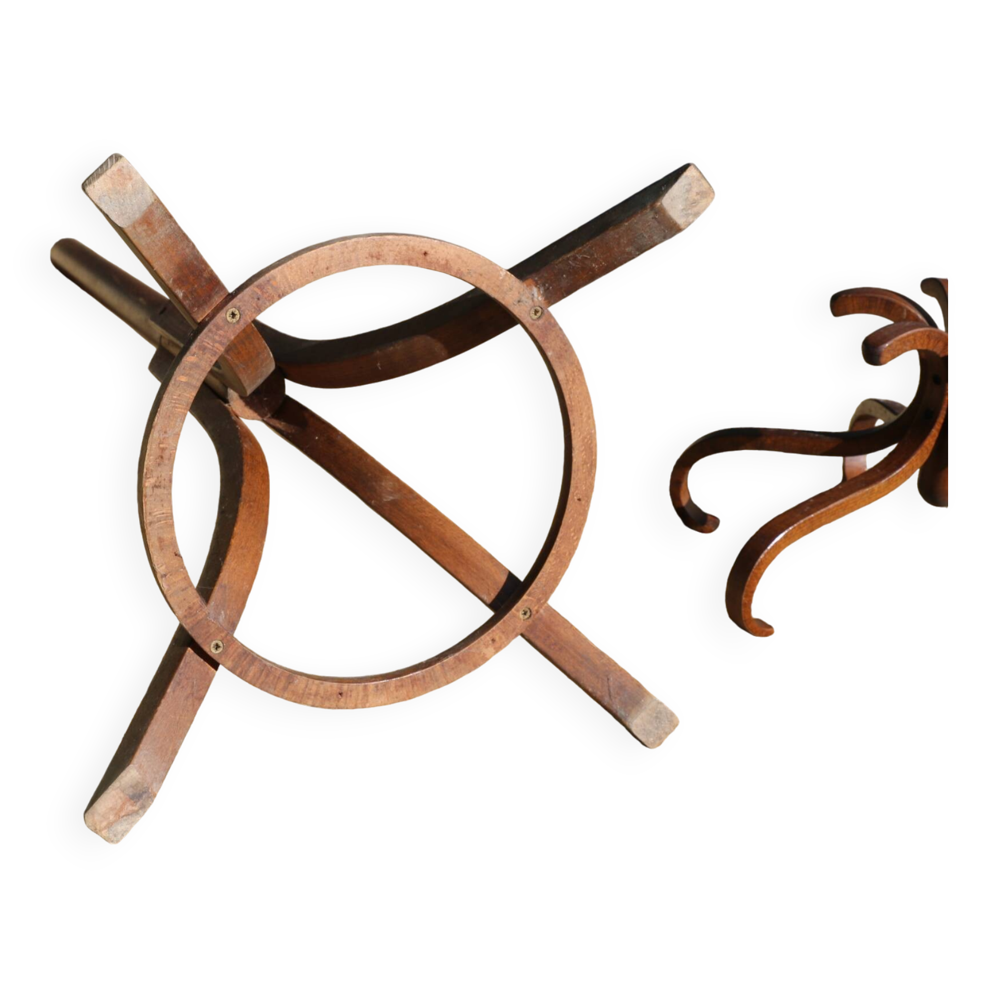 BAUMANN parrot coat rack simple dark beech