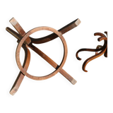 BAUMANN parrot coat rack simple dark beech