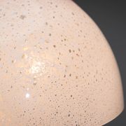 Doria table lamp in bubble glass with rainbow coloured details