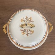Antique soup tureen Creil and Montereau model "Oeillet"