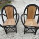 2 armchairs by Christian Astuguevieille, organic brutalist design.