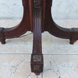 Louis XVI style floor lamp in carved mahogany