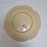 5 plates in hand-painted “faience d’art” slip