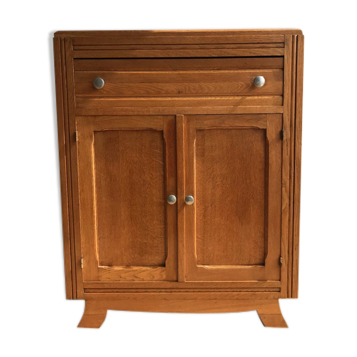 Buffet parisien des années 1940 / 1950 - chêne clair
