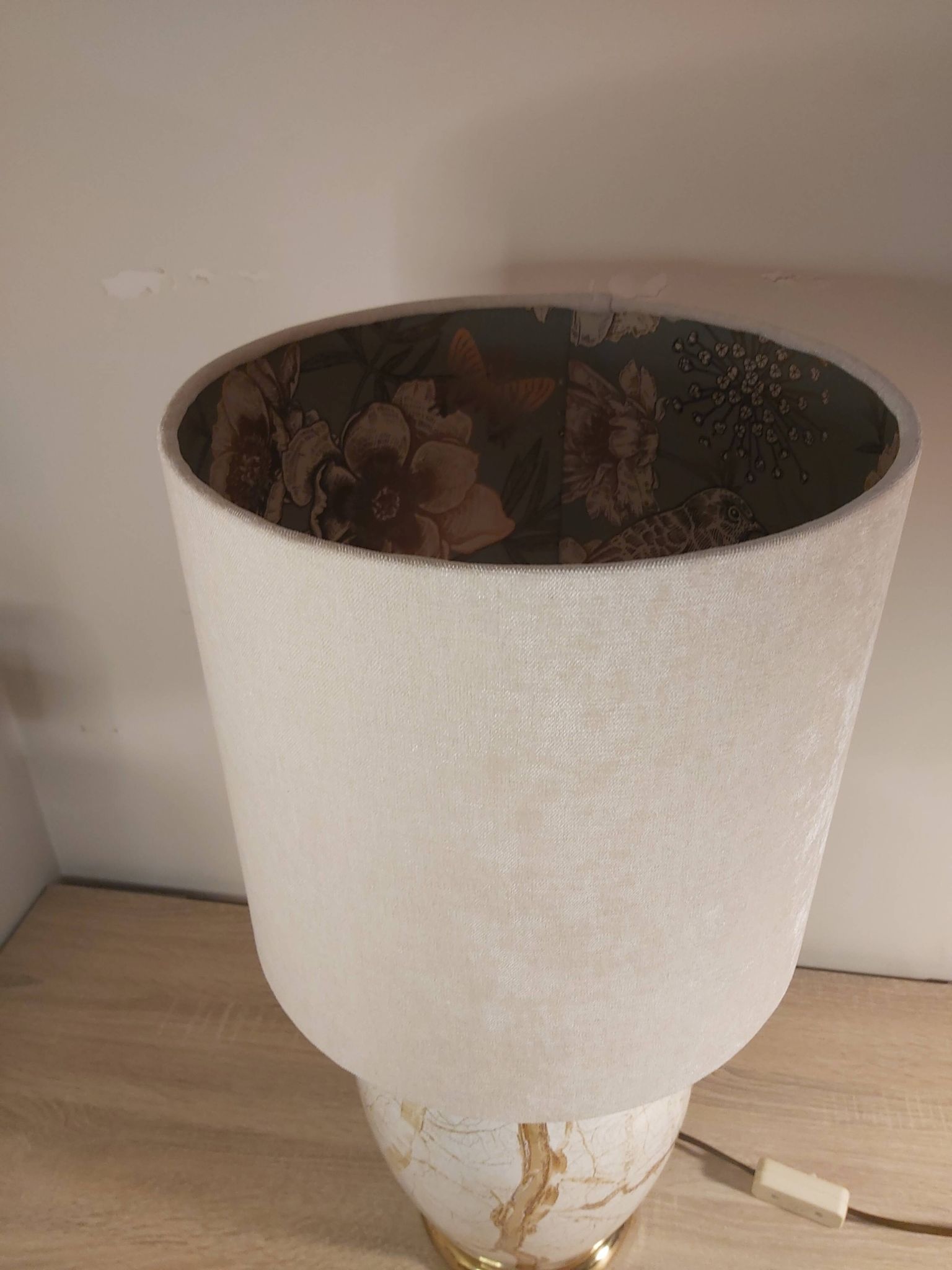 Lampe en céramique, années 1980