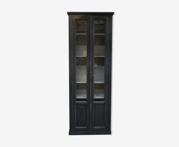 Vitrine à 2 portes vitrées 1960