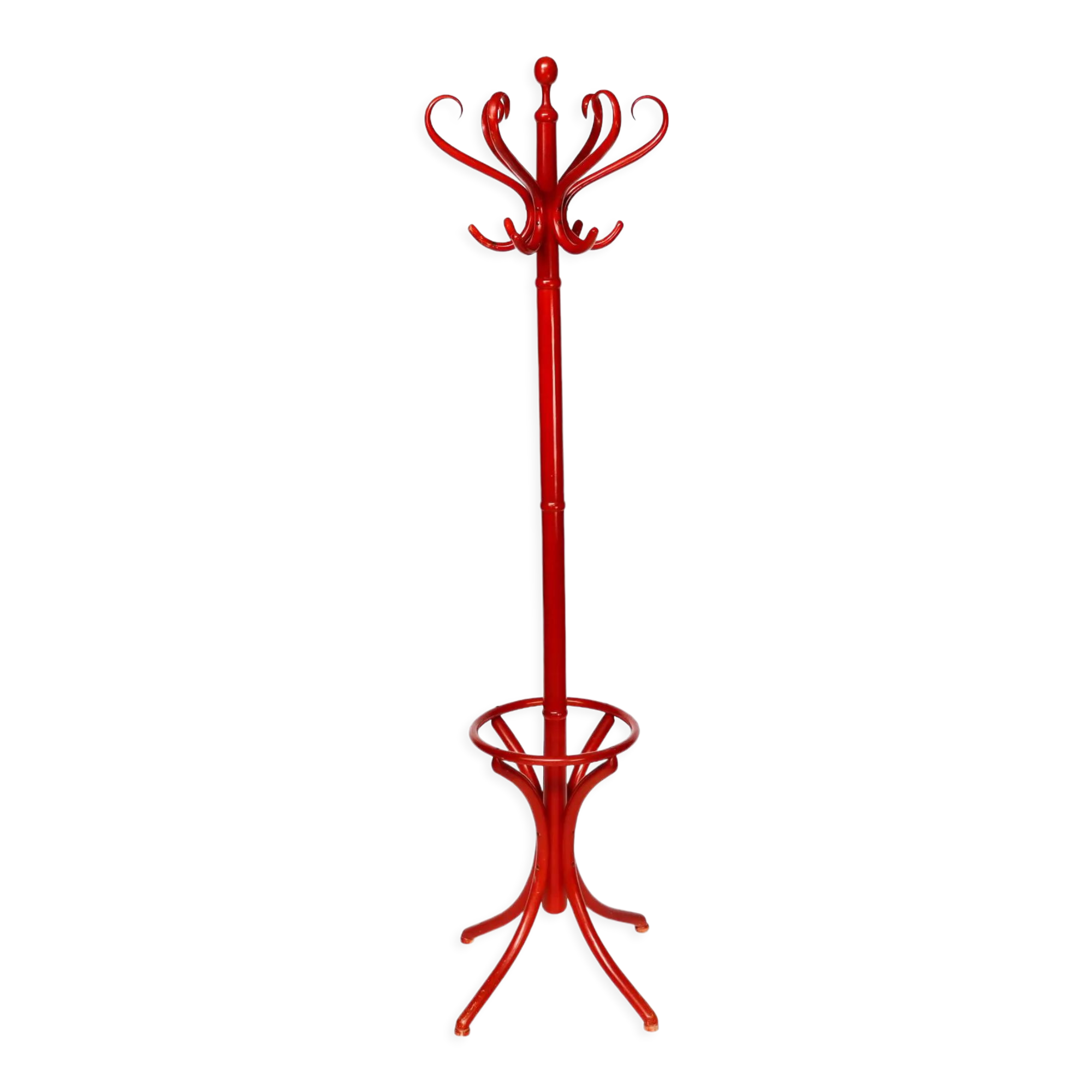 Coat rack "Parrot" red