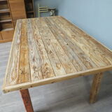 large rustic farmhouse table