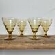 4 verres à vin Art Déco