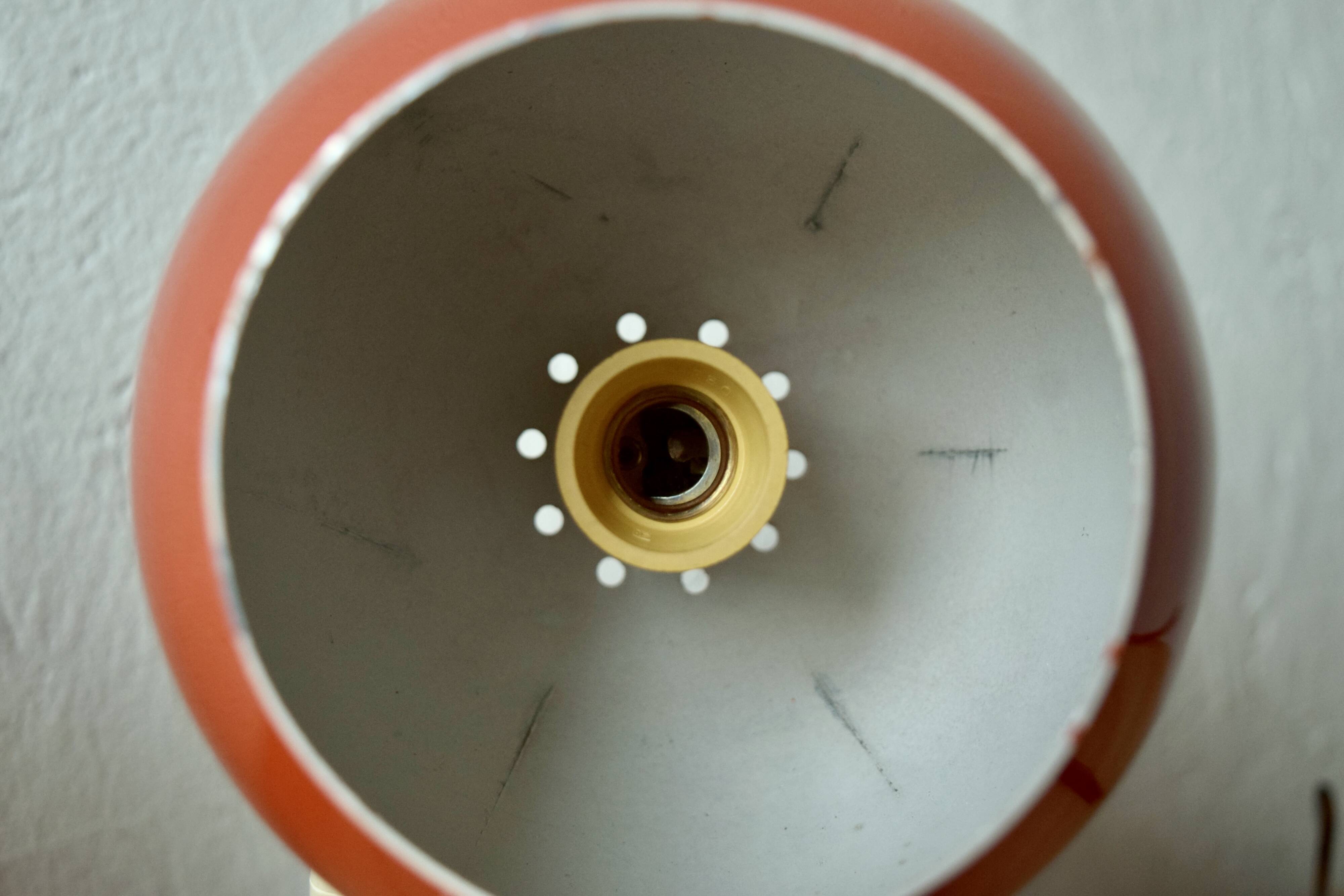 Pair of vintage falca lamps - ball lamps - space age design - made in italy