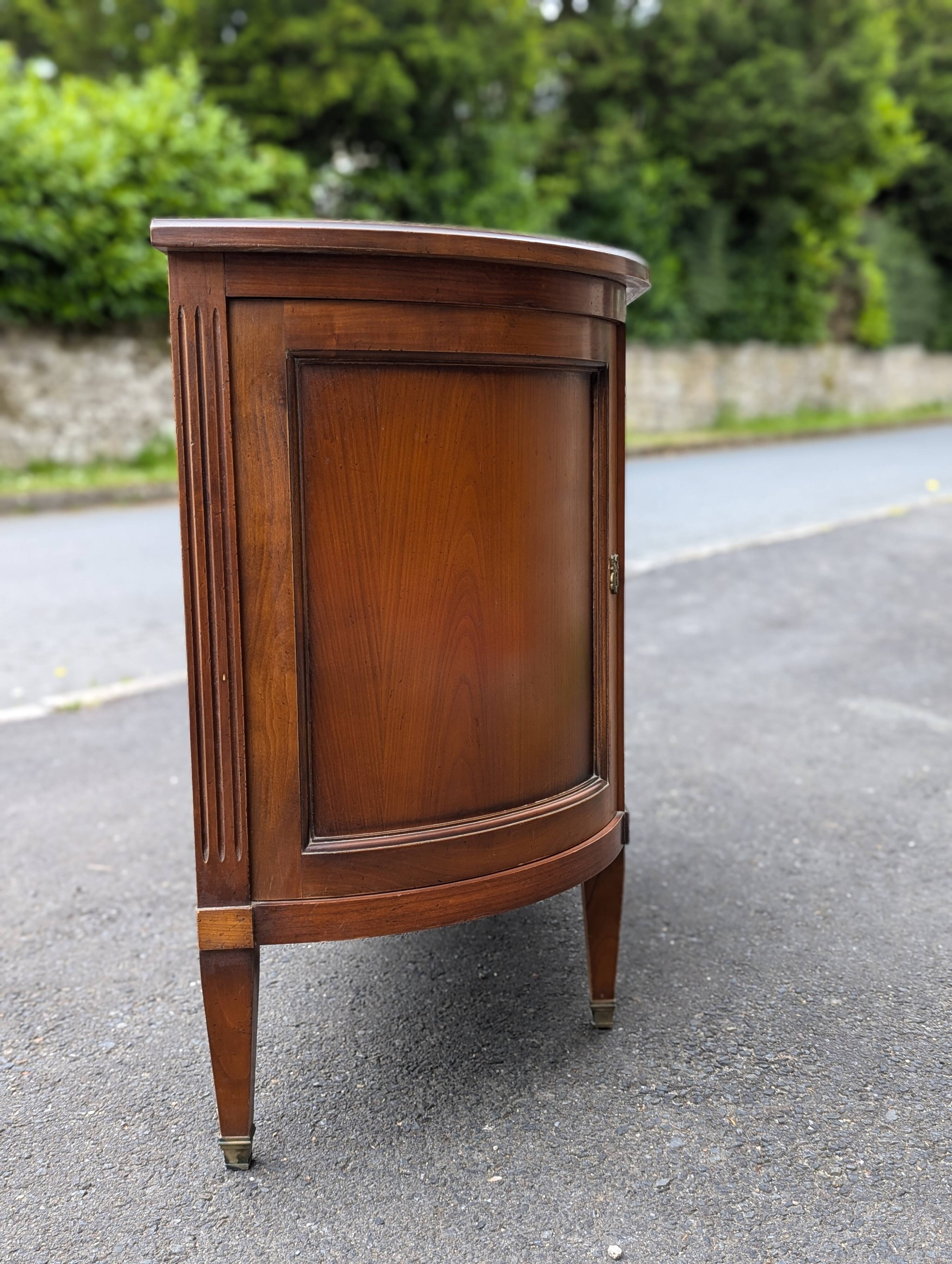 Directory half moon sideboard