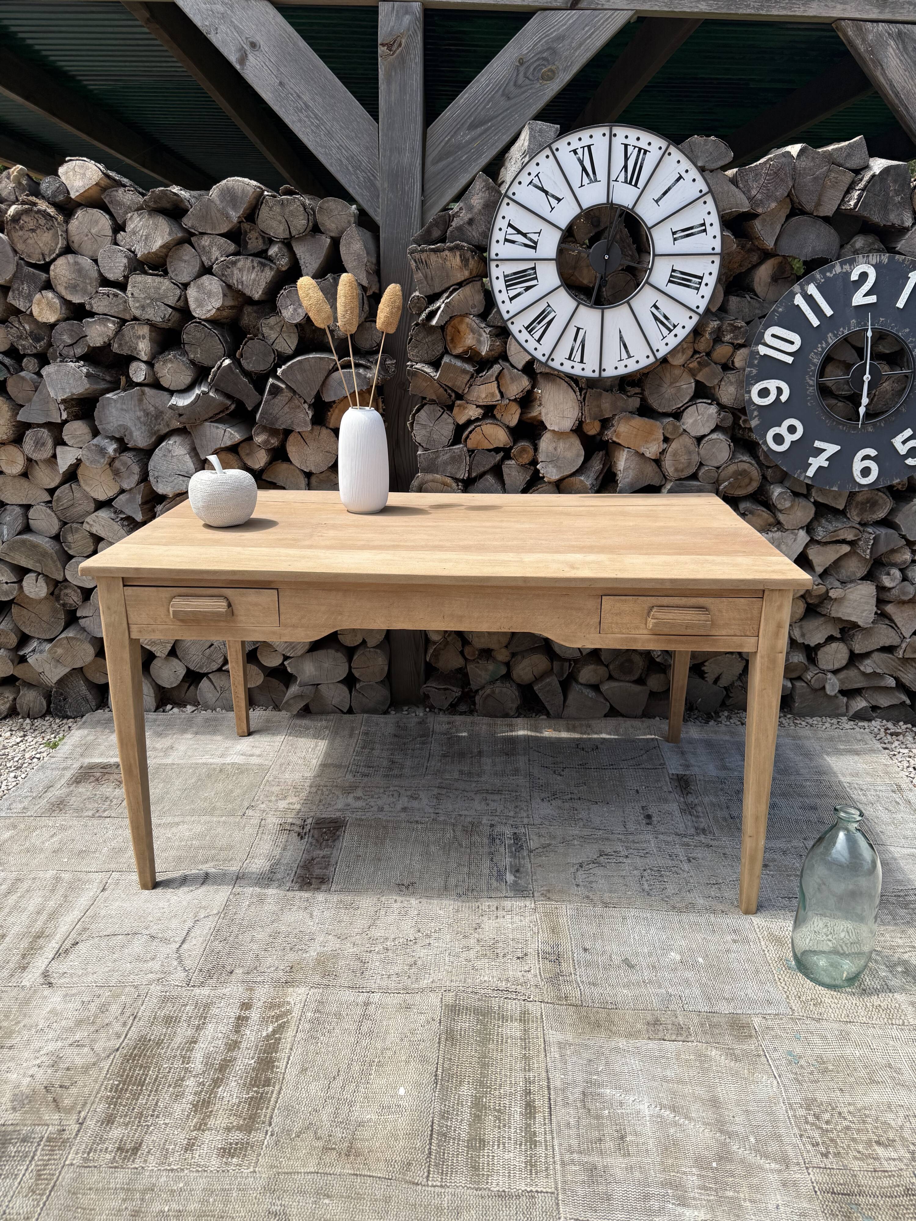 Antique solid desk