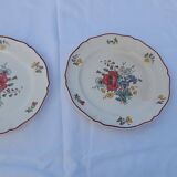 2 Villeroy & Boch dessert plates, wildflower model, diameter 19 cm