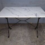 Bistro table for 4 people in white marble