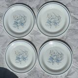 Lot de 4 assiettes