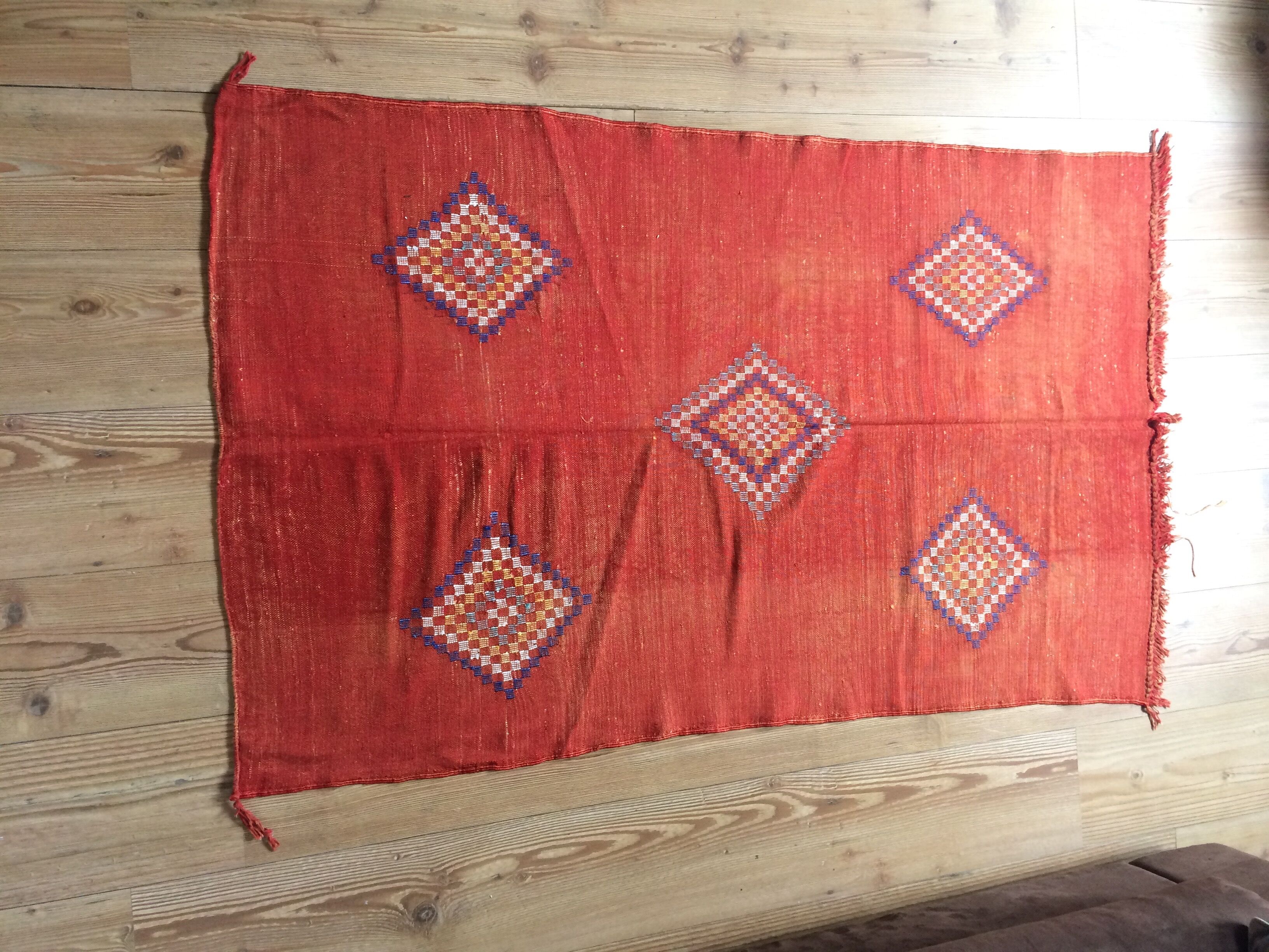 Kilim Sabra red carpet 85x145cm