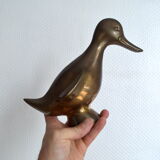 Canard vintage en laiton