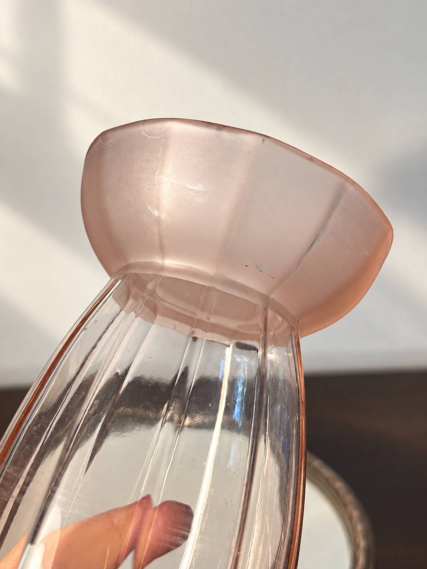 Vase hyathinte Art Deco