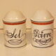 Auteuil porcelain condiment service - Bistrot line by Lobjoy