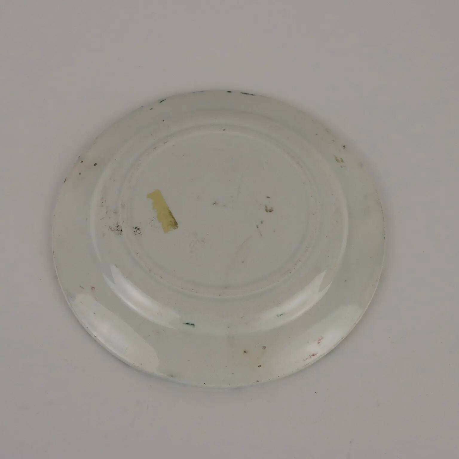 Antique ceramic plate, Venetian manufacture, 19th century.