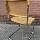 Ensemble de 4 Chaises vintage modèle Cesca B32 en chrome et bois