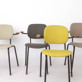 Set of 4 Vintage Armchairs 1950s Germany, Mid Century Modern Dining Chairs