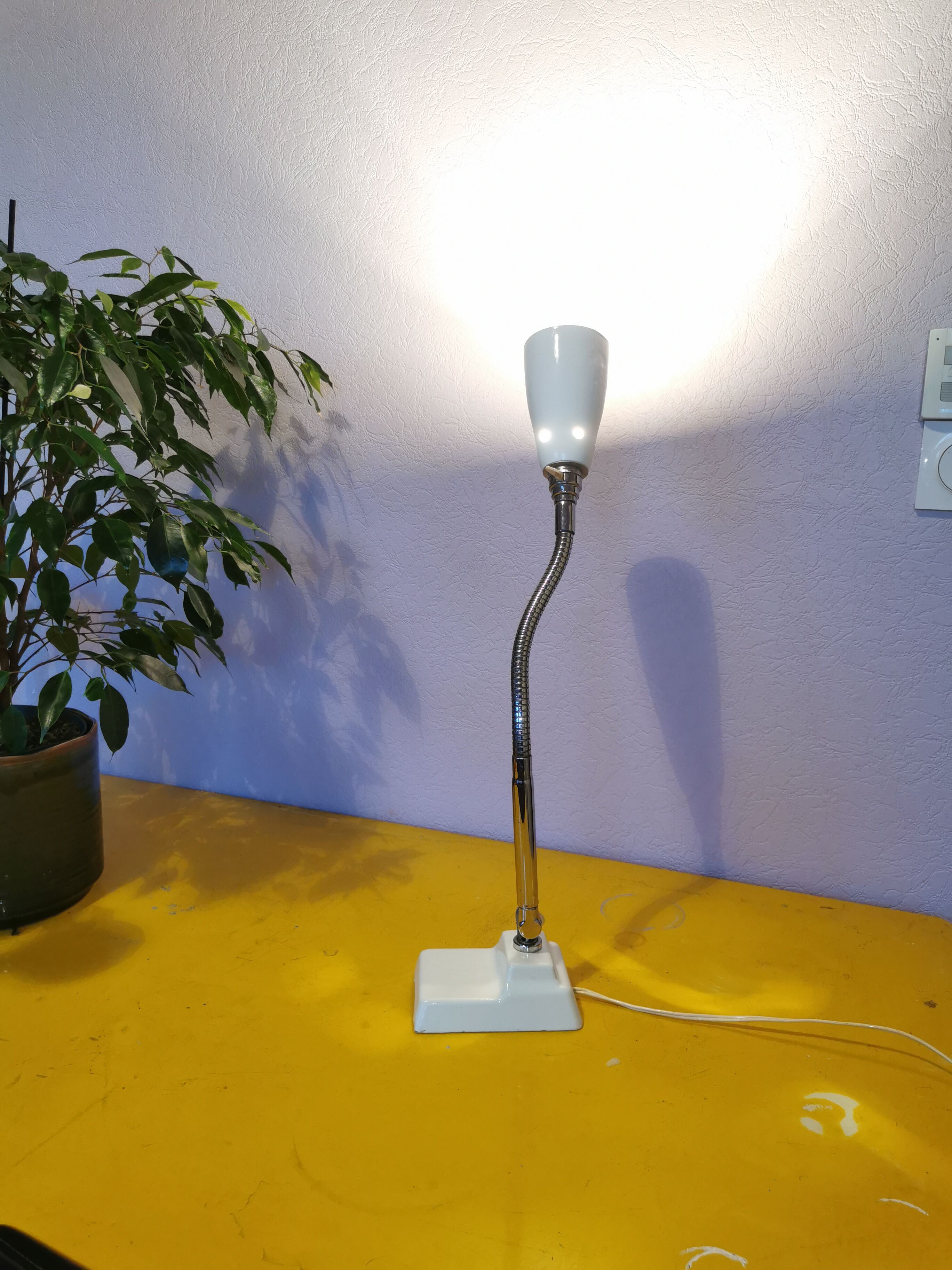 Kieklair natural science lamp, France, 1958