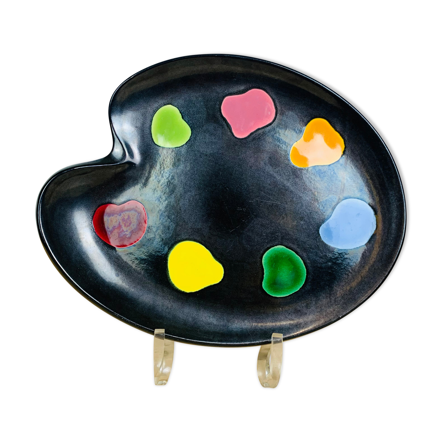 Flat palette of painter Elchinger 60s