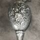 Ewer, Mauro Manetti art foundry, floral embossed decoration and bird's head handle