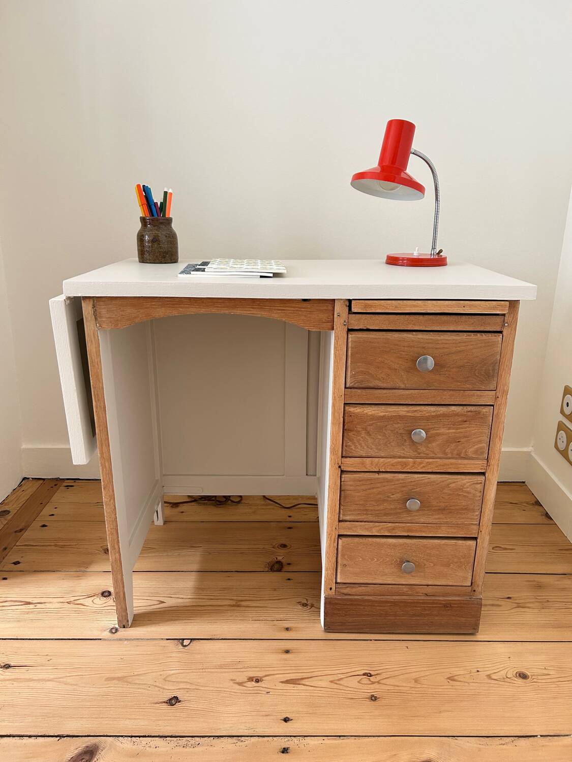 Revisited oak desk