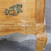 Vintage Mid-Century Danish Oak Baroque/Rococo style Commode
