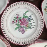 Luneville half porcelain table service