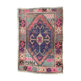 Vintage turkish oushak rug 115x83 cm carpet