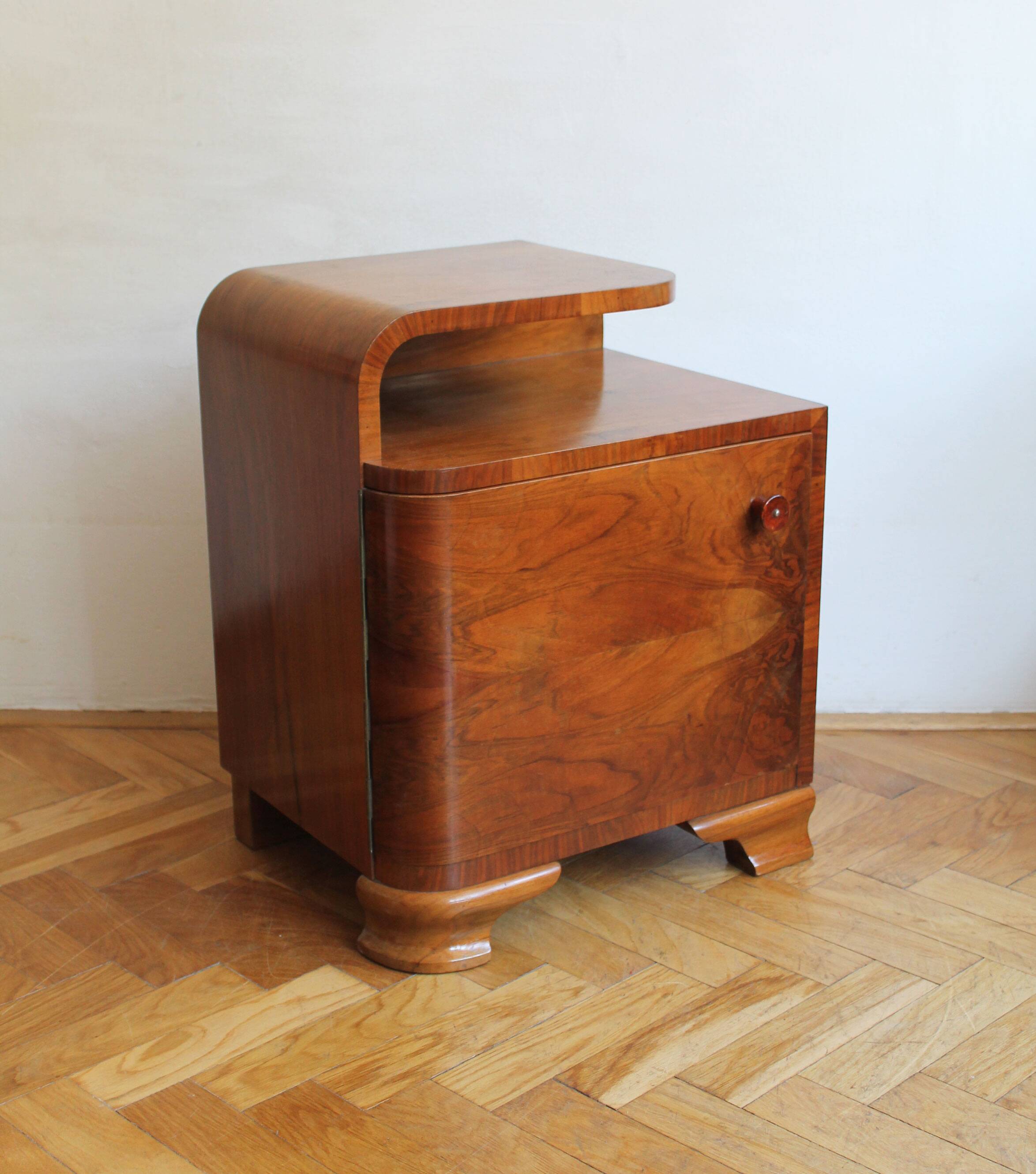 1930s Art Deco Bedside table