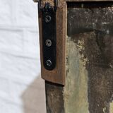 Pink showcase in Burmese teak