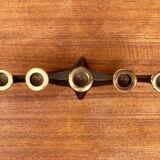 Vintage German brutalist metal candlestick by Dalbeck.