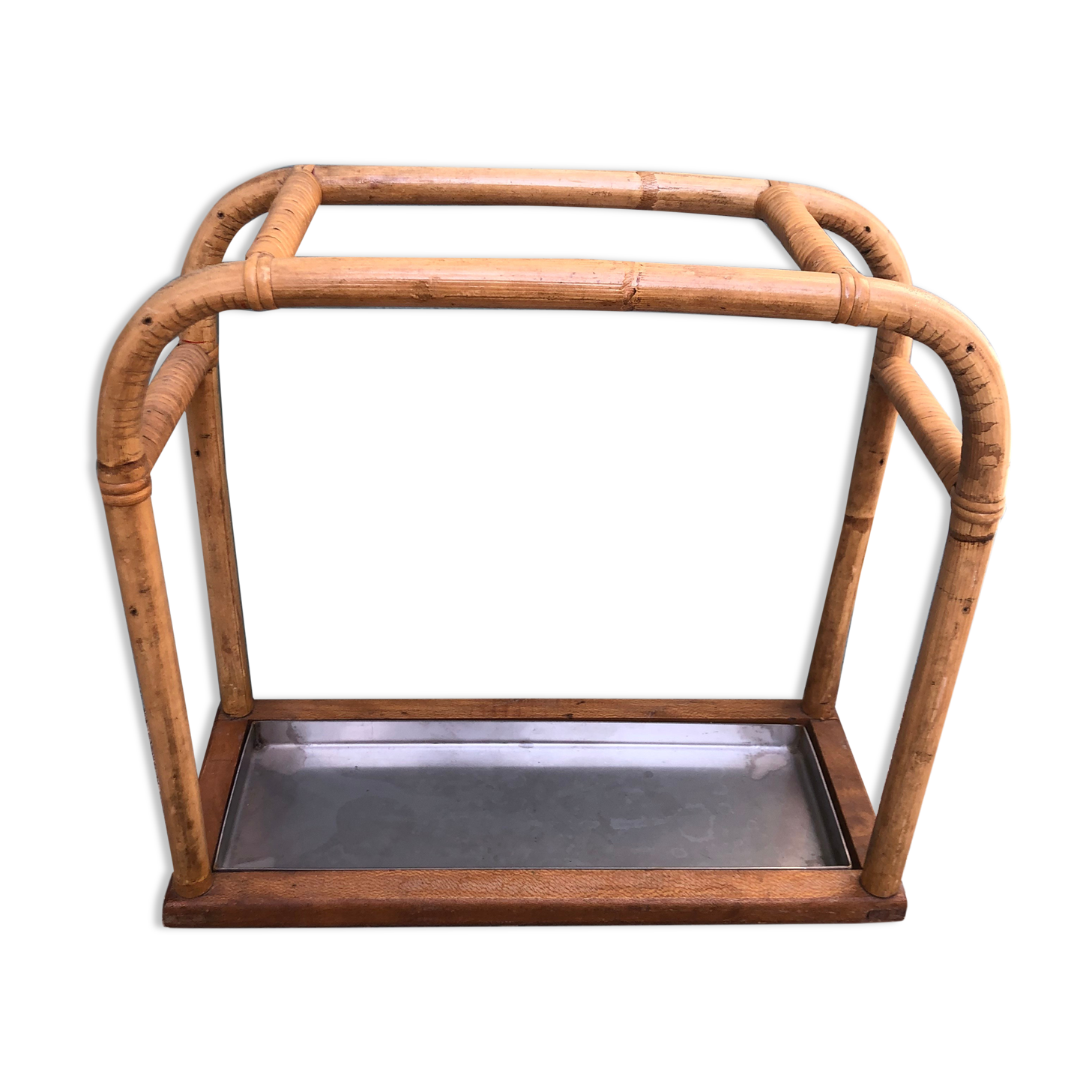 Rattan umbrella holder year 60