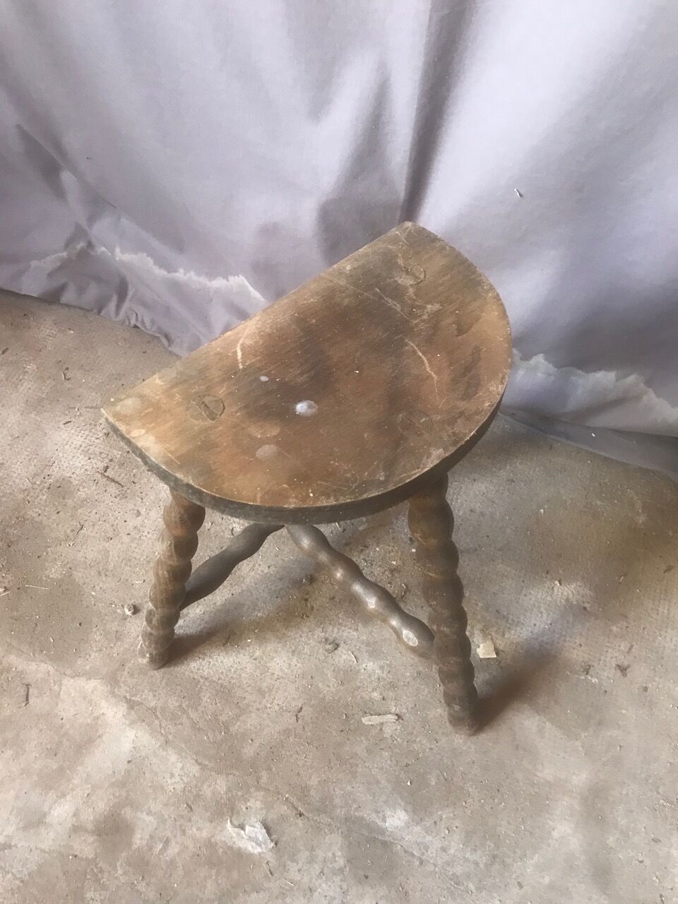 Wooden stool