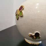 Longwy "papillons" ball vase