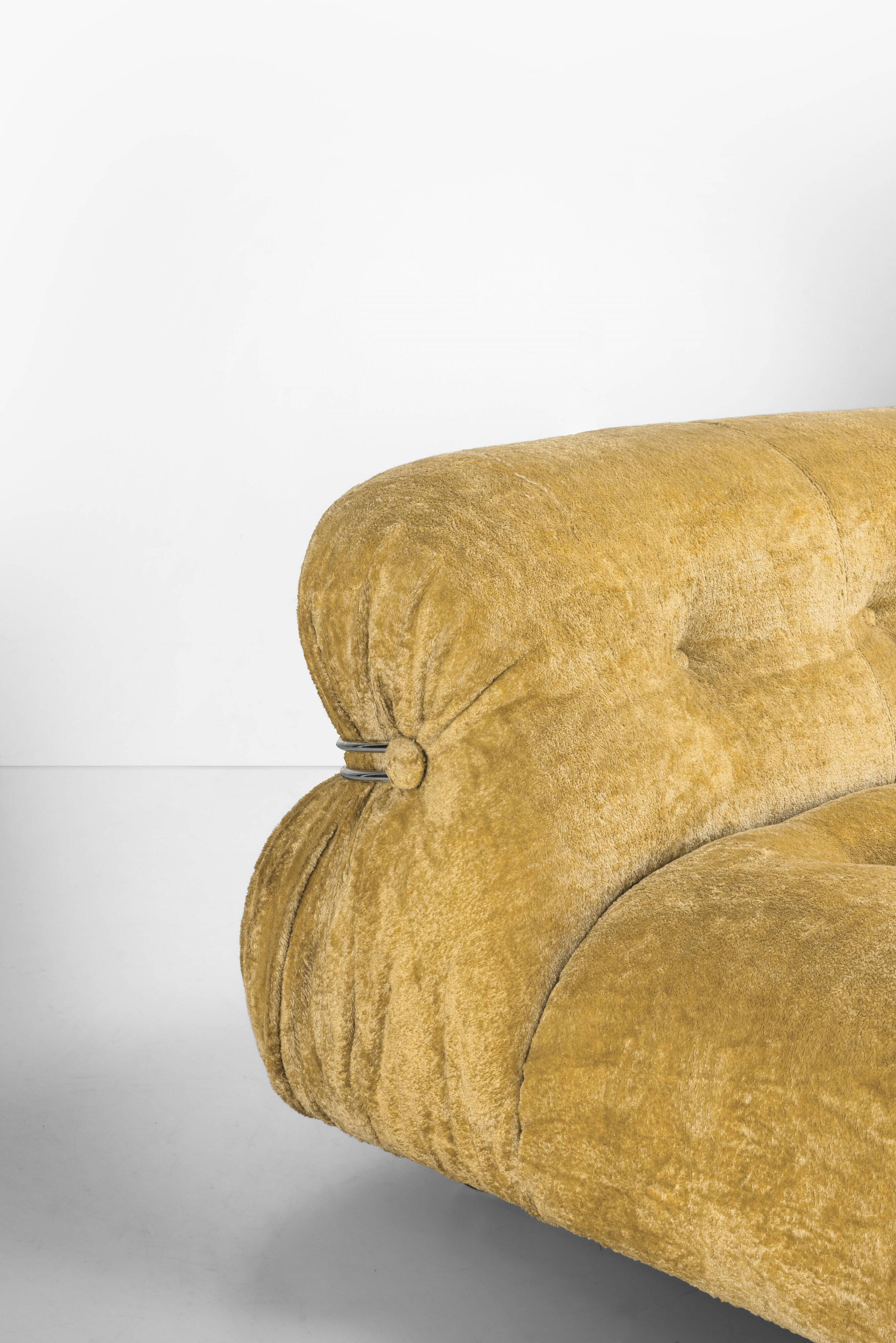 Soriana sofa by Afra and Tobia Scarpa for Cassina, Italy, 1970s.